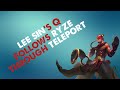 Lee Sin Q bug follows Ryze through teleport