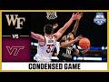 Wake Forest vs. Virginia Tech Condensed Game | 2026 T. Rowe Price ACC Men's Basketball Tournament