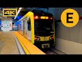 Los Angeles Metro Rail E Line, Santa Monica to Downtown Los Angeles Little Tokyo Arts District, 4K
