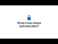 What is two-factor authentication? | Apple Support