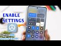 Enable Settings Button in HyperOS Control Center