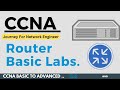 Cisco Router Basic  Configuration Step by Step | Full Lab | Router Configuration