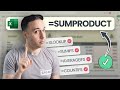 SUMPRODUCT: The Most POWERFUL Excel Function