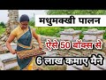 मधुमक्खी पालन करके ऐसे किसान लाखों कमा सकते हैं | Success story -  Beekeeping Earn 6 Lakh Rupees.