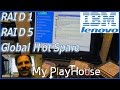 Setting up RAID 1 and RAID 5 on IBM x3650 M3 with a Global Hot Spare  - 339