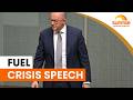 PM faces criticism over fuel crisis address | Sunrise