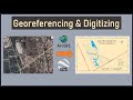 Geo referencing and Digitizing in ArcGIS I Google Earth Pro image Digitizing