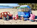 Bluey \u0026 Peppa Pig Beach adventure ‼️ 1 HOUR