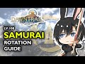 Level 100 Slow Samurai rotation guide [FFXIV DAWNTRAIL Patch 7.05]
