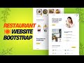 🍕Restaurant Website Design Masterclass: Bootstrap Tutorial for Beginners! (HTML CSS BOOTSTRAP)