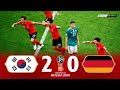 South Korea 2 x 0 Germany ● 2018 World Cup Extended Goals \u0026 Highlights HD