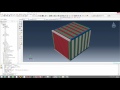 Abaqus SwiftComp GUI: 1.2. Interlock Woven Composite Plate Multiscale Analysis Example