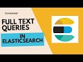 Elasticsearch: Full Text Search Queries