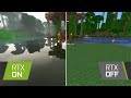 Minecraft RTX ON vs OFF | Graphics Comparison