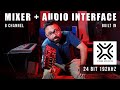 8-Channel Portable Mixer With Built-in Audio Interface for Studio \u0026 Live | Xtreme Acoustics