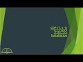 CDP-7.1.1 Installation (Part-1)
