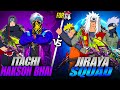 INDIA'S TOP NARUTO SQUAD VS HAKSON BHAI WITH ITACHI BUNDLE 🔥 Garena free fire 