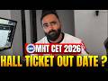 MHT CET 2026 HALL TICKET OUT !!|PRADEEP GIRI SIR