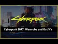 Cyberpunk 2077 PS4: Wardrobe and Outfit Showcase (No Commentary)