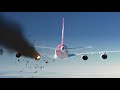 Qantas Flight 32 - Landing Animation