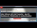 🚀 Uber Direct API Full Tutorial – Ep-01 | Dashboard, Webhooks \u0026 Authentication Using Postman| Bluffy