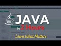 MASTER Java in 2 Hours | Java Programming Tutorial | W3Schools Java Tutorial for beginners