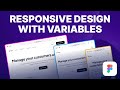 Make Your Web Design Responsive Using Variables | Figma Tutorial