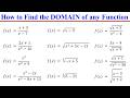 How to Find the Domain of a Function