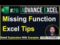 Ms Excel tips and tricks, more function with example in hindi | Lecture-26 UPCISS