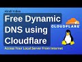 Free Dynamic DNS using Cloudflare | Access Your Local Server From Internet | Ubuntu DDNS | In Hindi