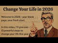 Change Your Life in 2026 - One Step at a Time || Graded Reader || Improve Your English Fluency ✅