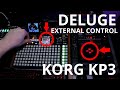 How To Control Korg KP3 // Synthstrom Deluge Tutorial