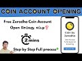 How to Create ZERODHA Coin Account ? | Mutual Fund Investment Tamil | Step-by-Step Guide - 2025