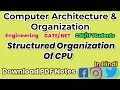 18- Structured Organization Of CPU In Computer Architecture In HINDI | CPU Organization In Computer