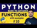 Functions in Python | Python Tutorial in Hindi 10