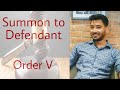 Summons to defendant order 5 CPC. Essentials of summons.