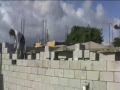 Having fun laying block in Miami