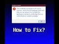 How to fix \