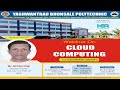 Webinar On Cloud Computing