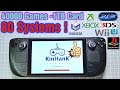 Kinhank 1TB card for Steamdeck with 40K games I PS3 Xbox Wii