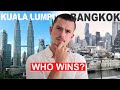 Kuala Lumpur vs. Bangkok! Which is Better for Travel \u0026 Living? (Thailand or Malaysia)