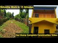 150 Days Work in 15 Minutes || Step By Step Complete House Construction Video || 1800 Sqft House ||