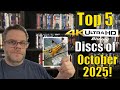 Top 5 4K UHD Blu-ray Discs of October 2025! 