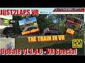 Automobilista 2 - UPDATE v1.3.4.0 - VR Special - Mirror Adjust - The Train - ICM -  JUST 2 LAPS VR