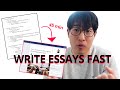 3 Steps to Write Essays Faster and Procrastinate Less (By a Published Author)