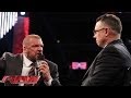Triple H vows to end the \