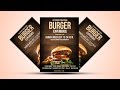 Burger Restaurant Flyer Design In Photoshop   Creative Ps Design
