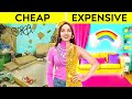 AMAZING ROOM MAKEOVER || Rich VS Poor Students! Cheap VS Expensive by 123 GO! Food