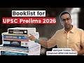 Booklist for UPSC Prelims 2026