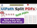 UiPath Split Large Pdfs | UiPath Split Pdf into Multiple Pdfs | UiPath Pdf Automation | UiPath RPA